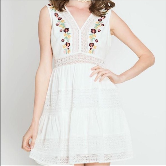 embroidered sundress